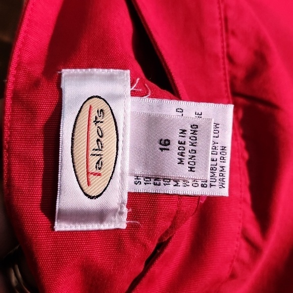 Talbot Red Skirt with Embellishments - Picture 3 of 4